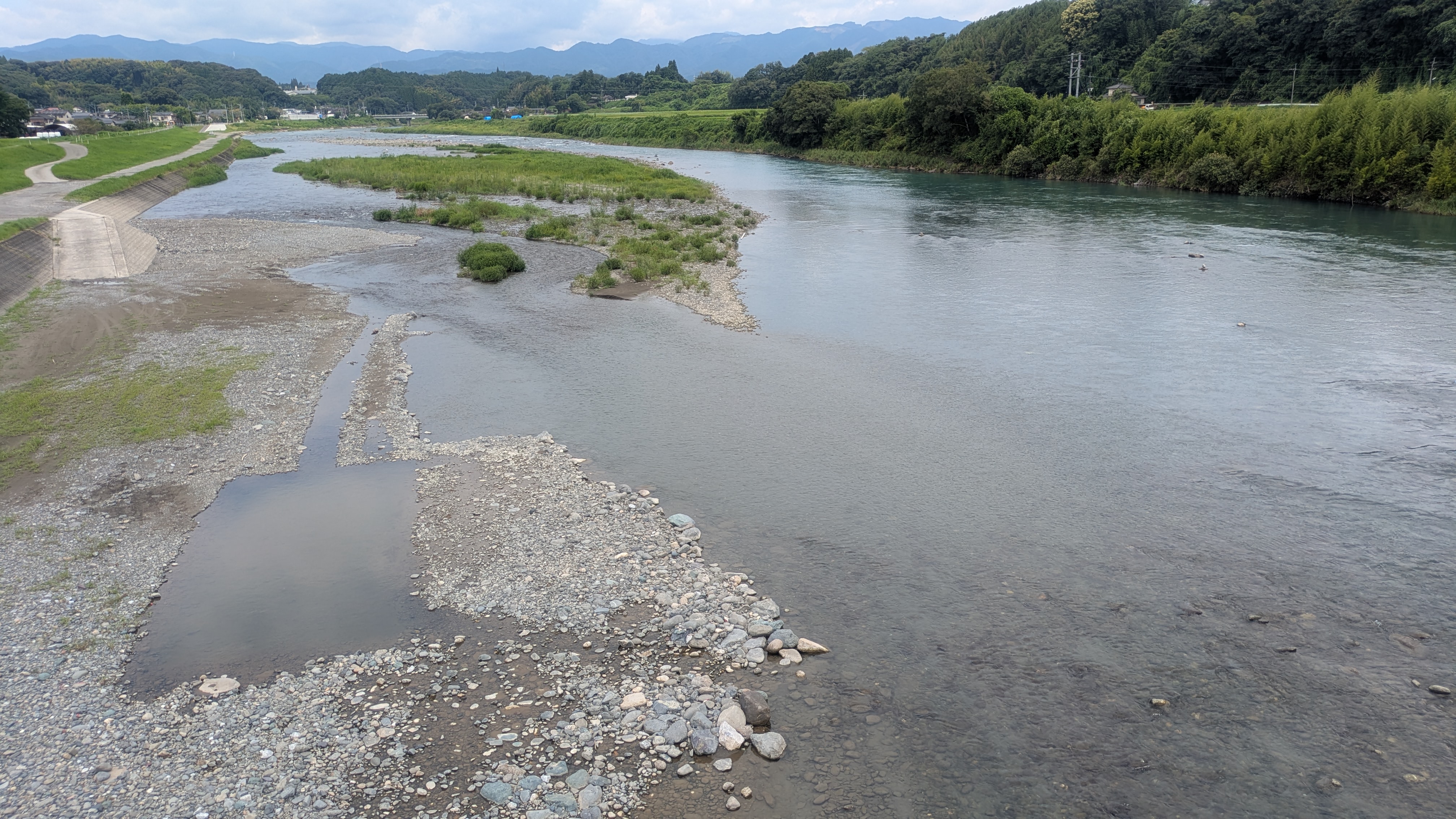 2025/8/22朝 だいぶ濁りも取れた